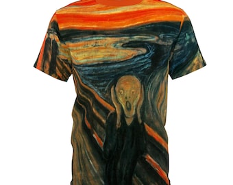 The Scream T-Shirt: Edvard Munch Art, All Over Print