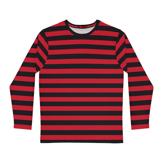 Camiseta rayas roja y negra - Poison Heart Clothing