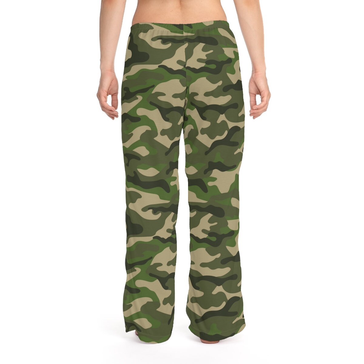Army Green PJ Pants Camo PJ Pants Women's Green Camo PJ Pants Army
