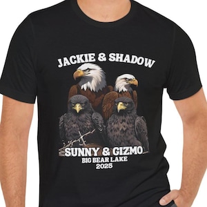 Baby Bald Eagle T-Shirt: Sunny & Gizmo Photo - Big Bear Lake