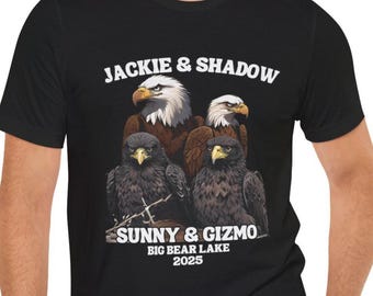 Baby Bald Eagle T-Shirt: Sunny & Gizmo Photo - Big Bear Lake