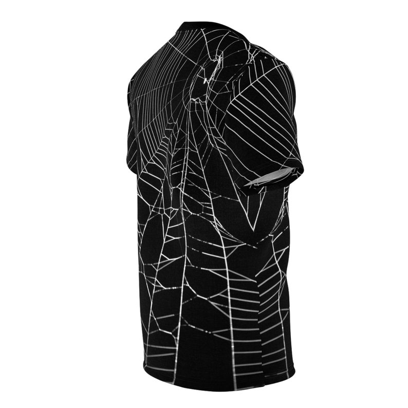 Camiseta gótica de telaraña: Camiseta de Halloween con estampado integral imagen 4