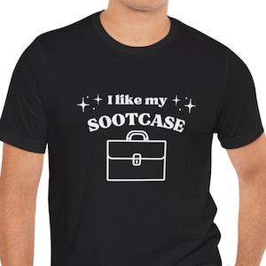 I Like My Sootcase T-shirt grappig meme-T-shirt Barron Trump-koffershirt sociale media-T-shirt