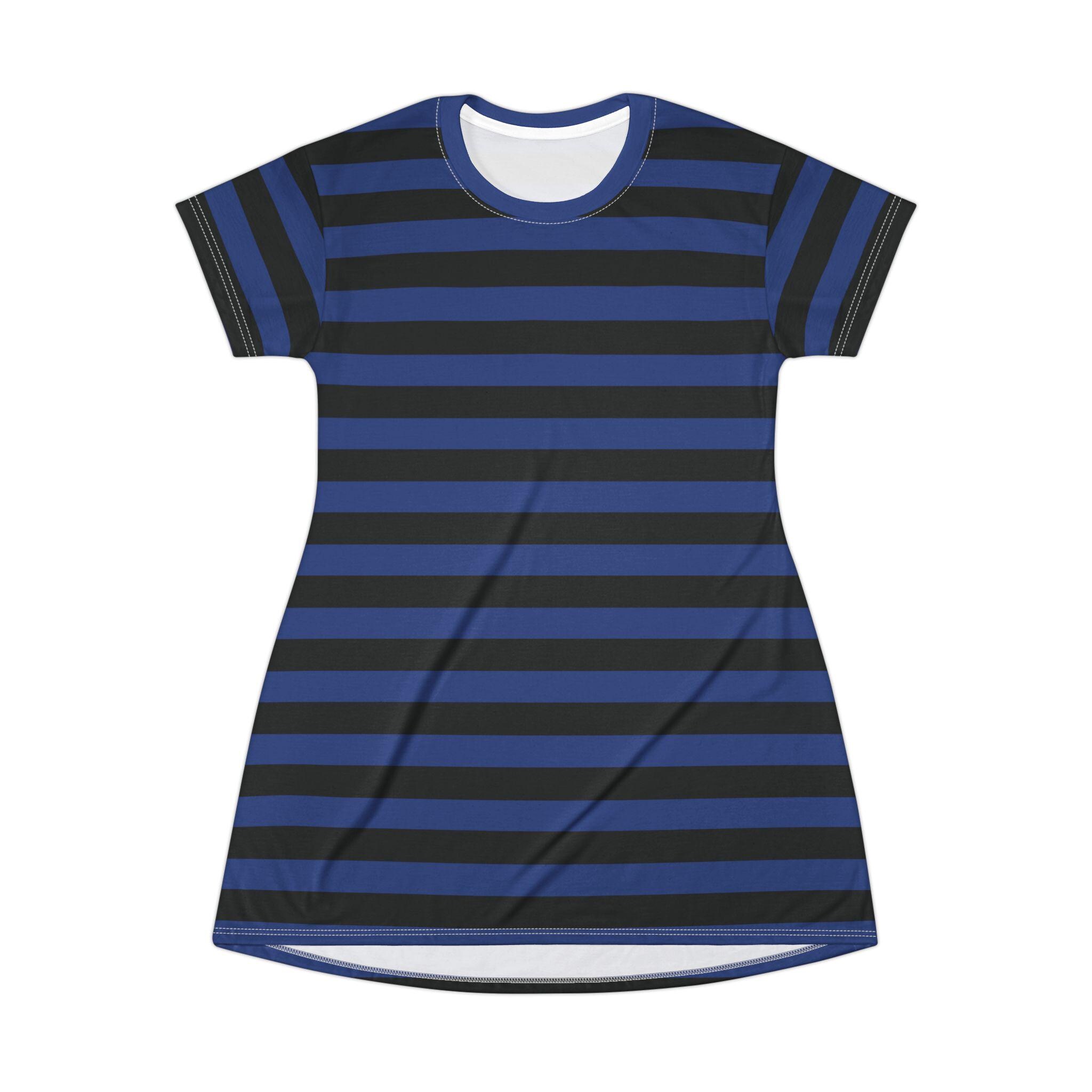blue and black striped dress Belle Breton Stripe Jersey - / Deep Teal/Black Stripe- Size4XS this strapless silhouette features bold Stripe Midi Tank Dress (Women)