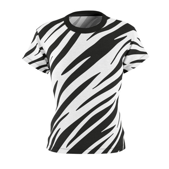 Girls black and white striped t shirt 2025