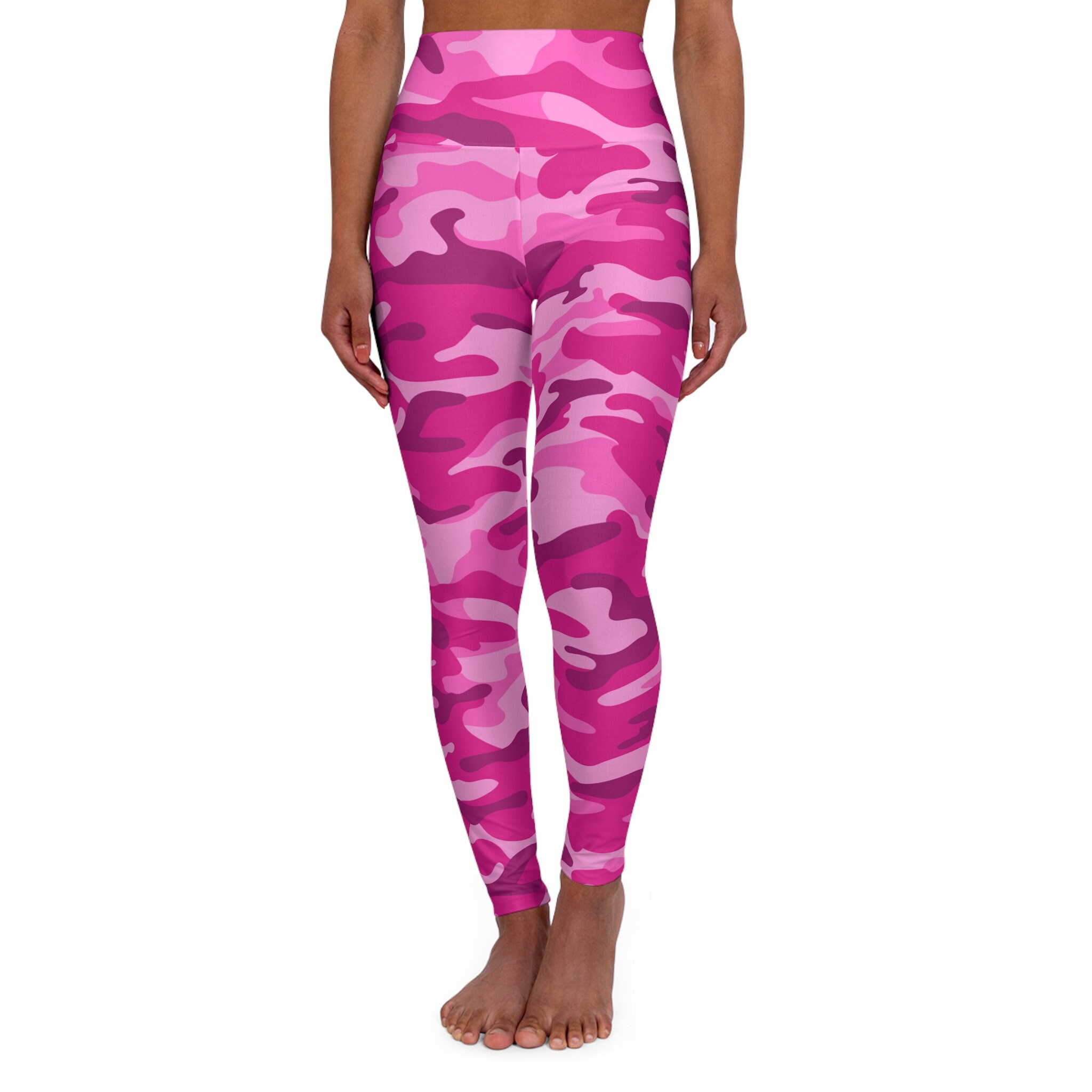 Stylish Pink Camo Leggings by Calvin Klein