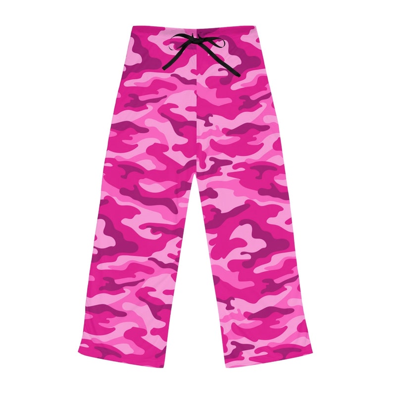 Pink Camo PJ Pants Camouflage Pj's Women's Pink Pajama Bottoms Pink