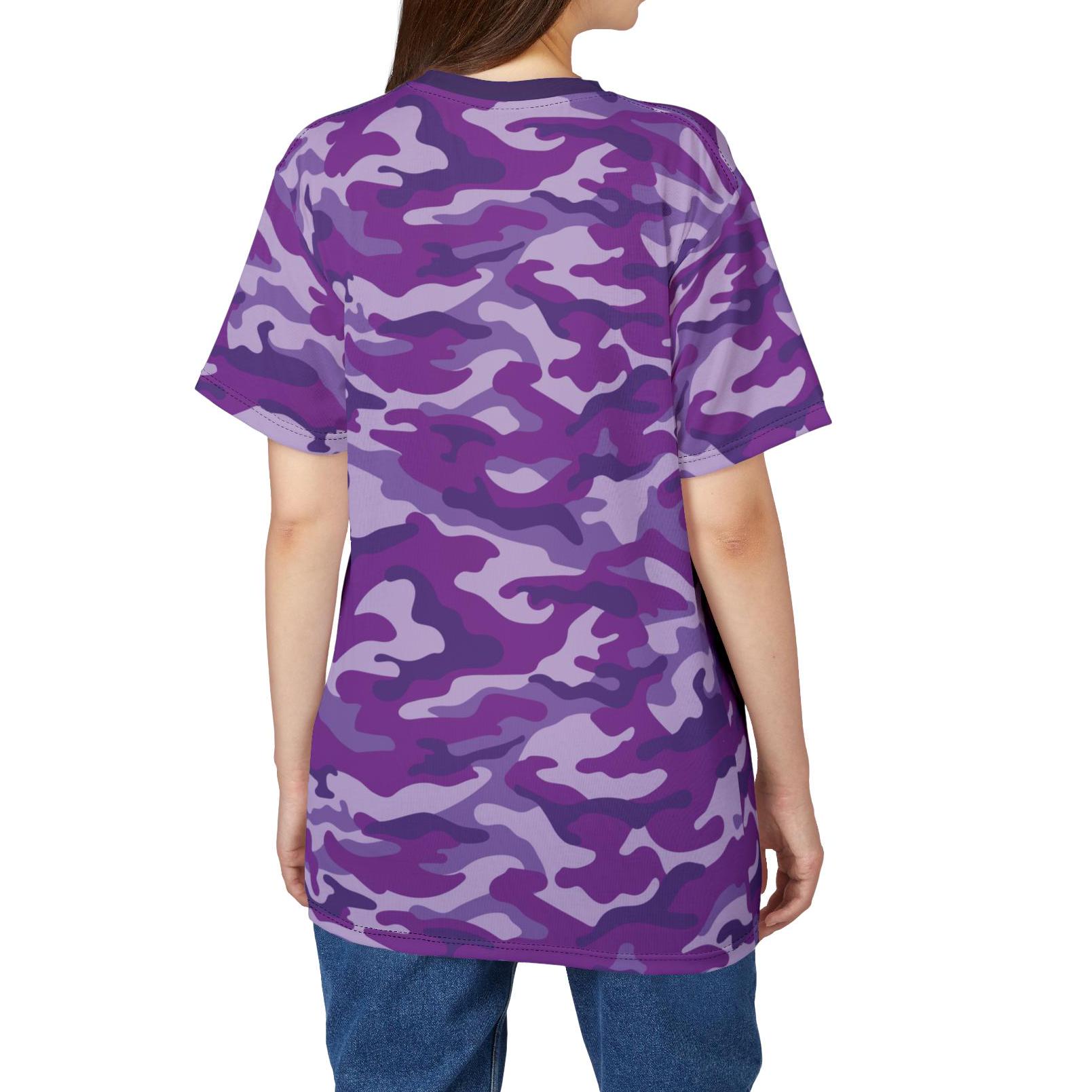【送料無料】PURPLE Gothic Camo Tee ゴシック迷彩Tシャツ Purple Camo T-shirt Short Sleeve Purple Camo Shirt Trendy