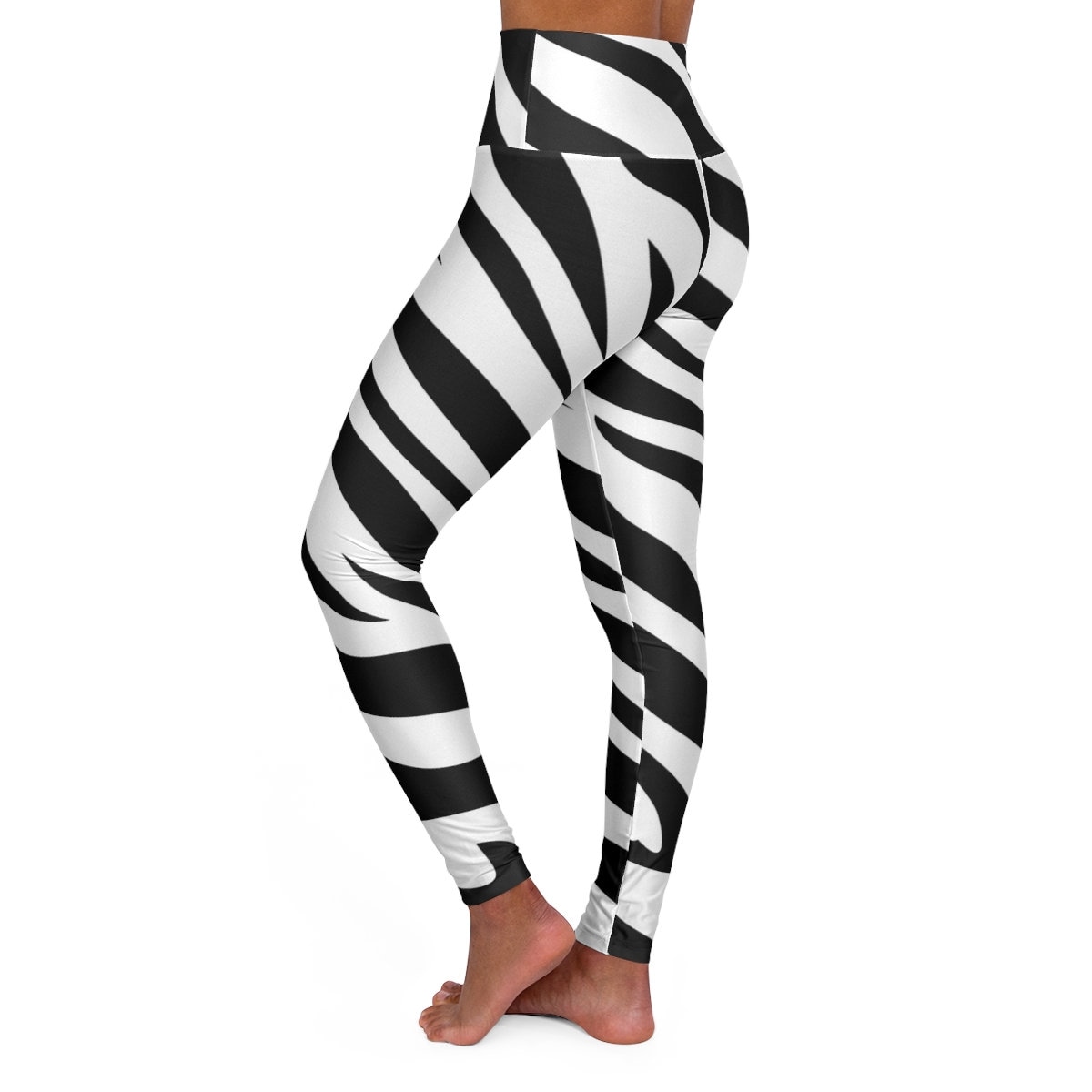 White Tiger Leggings - Etsy