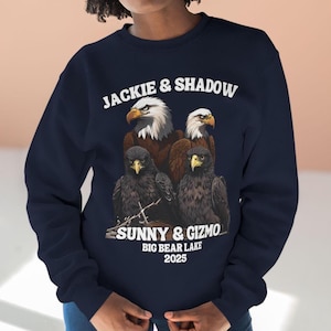 Bluza Big Bear Eagles: Jackie i Shadow, prezent dla miłośnika orłów