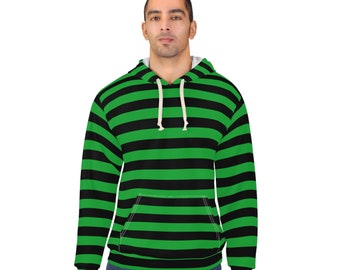 Emo green & black pull-over