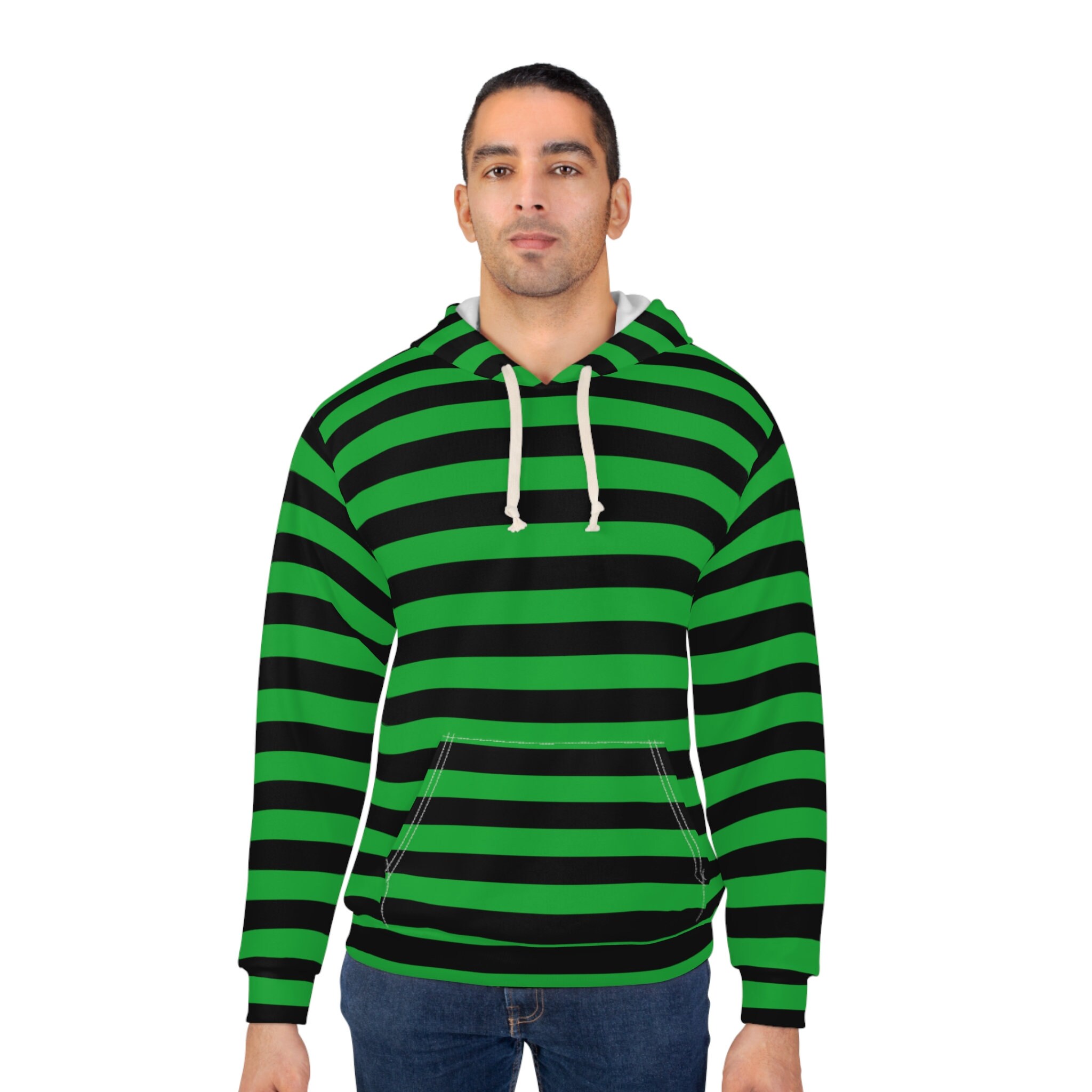 Emo green & black pull-over