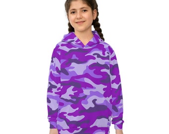 Children's Eco-friendly Purple Camouflage Camo Print - Etsy