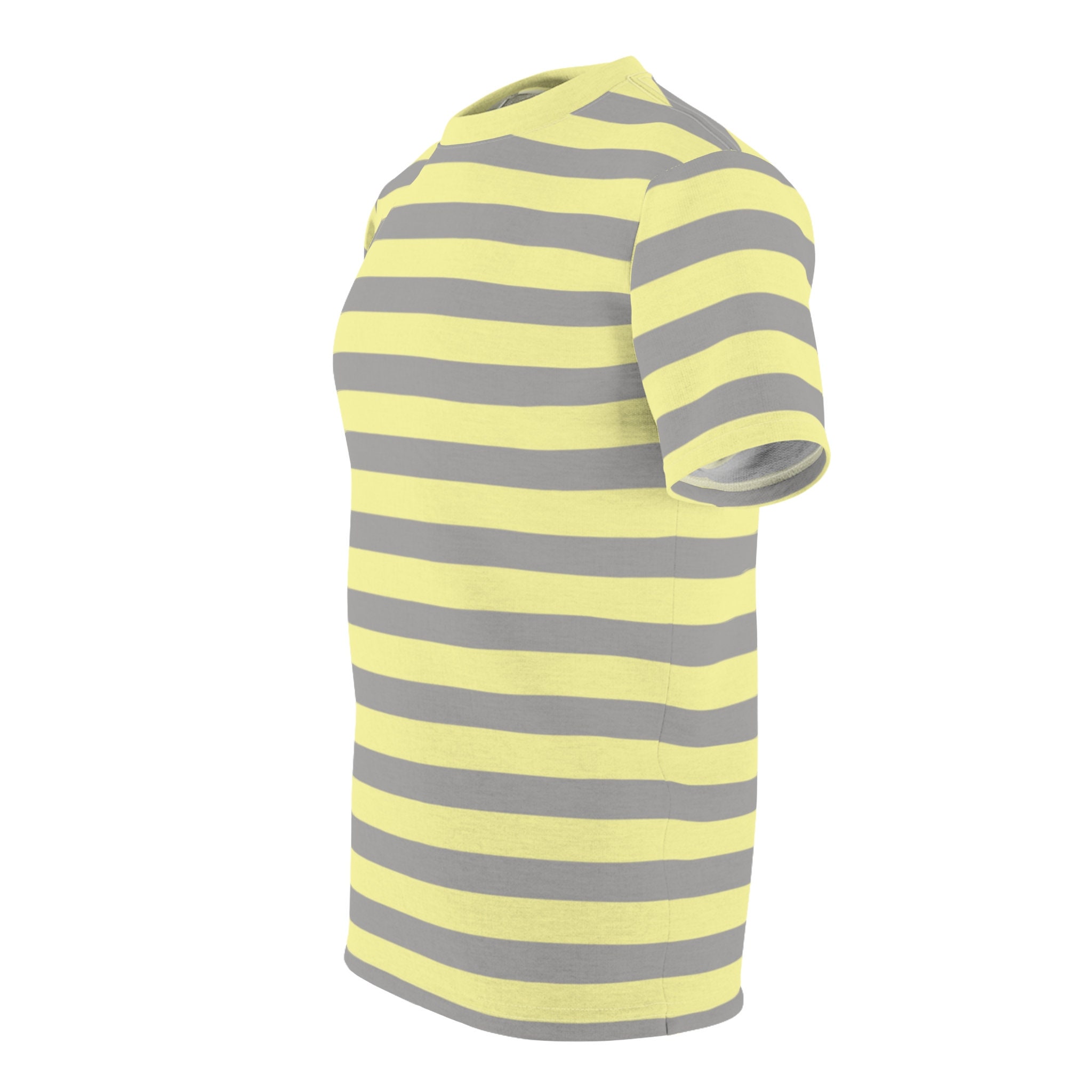 Yellow Striped T-shirt: Retro Y2K Style - Etsy