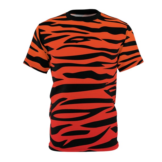 Camiseta manga corta hombre Tiger IV rojo negro