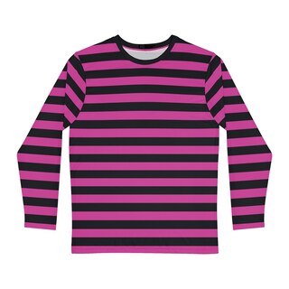 Maglietta Estiva Donna A Righe Raglan Rosa - Maniche Corte Girocollo - Taglia XL