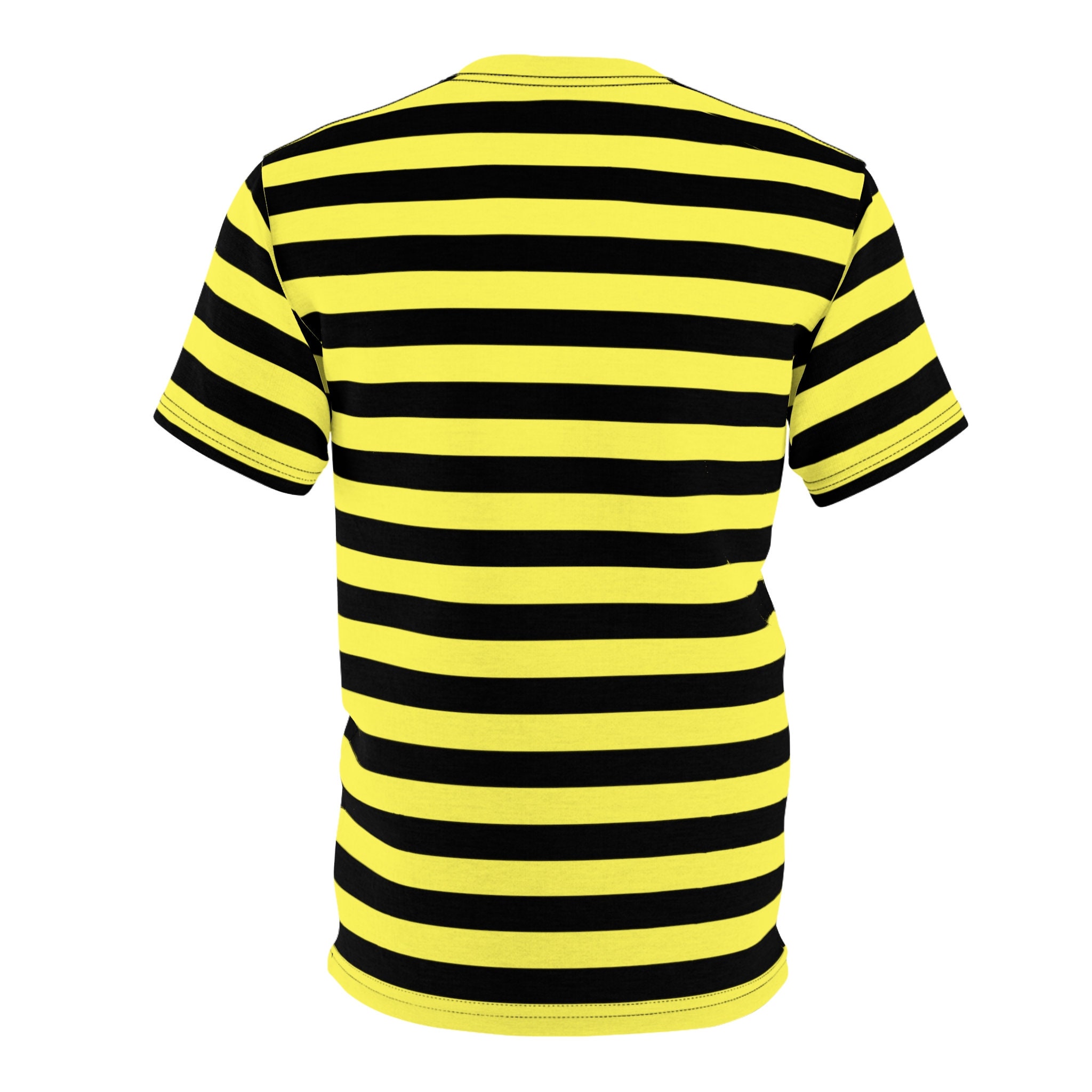 Premium Photo | Striped Yellow And Black Tshirt
