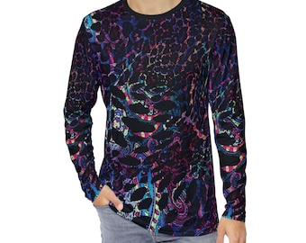 Abstract Psychedelic Men's Long Sleeve T-Shirt