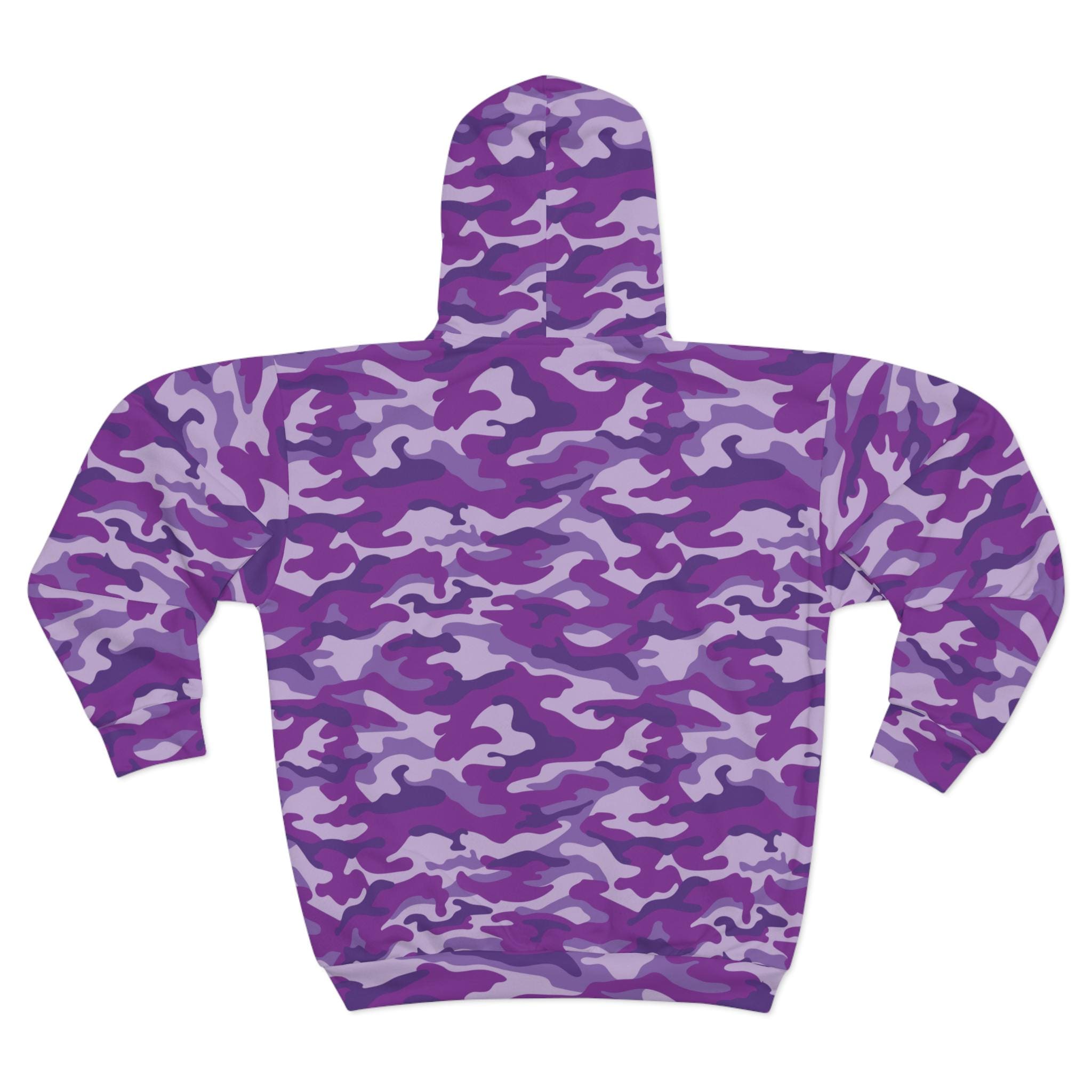 Purple Camo Zip Hoodie Purple Camo Jacket Long Sleeve Purple Camo Hooded Jacket Women s Purple Camo Clothing Women s Purple Hoodie Gift Idea Etsy Ireland