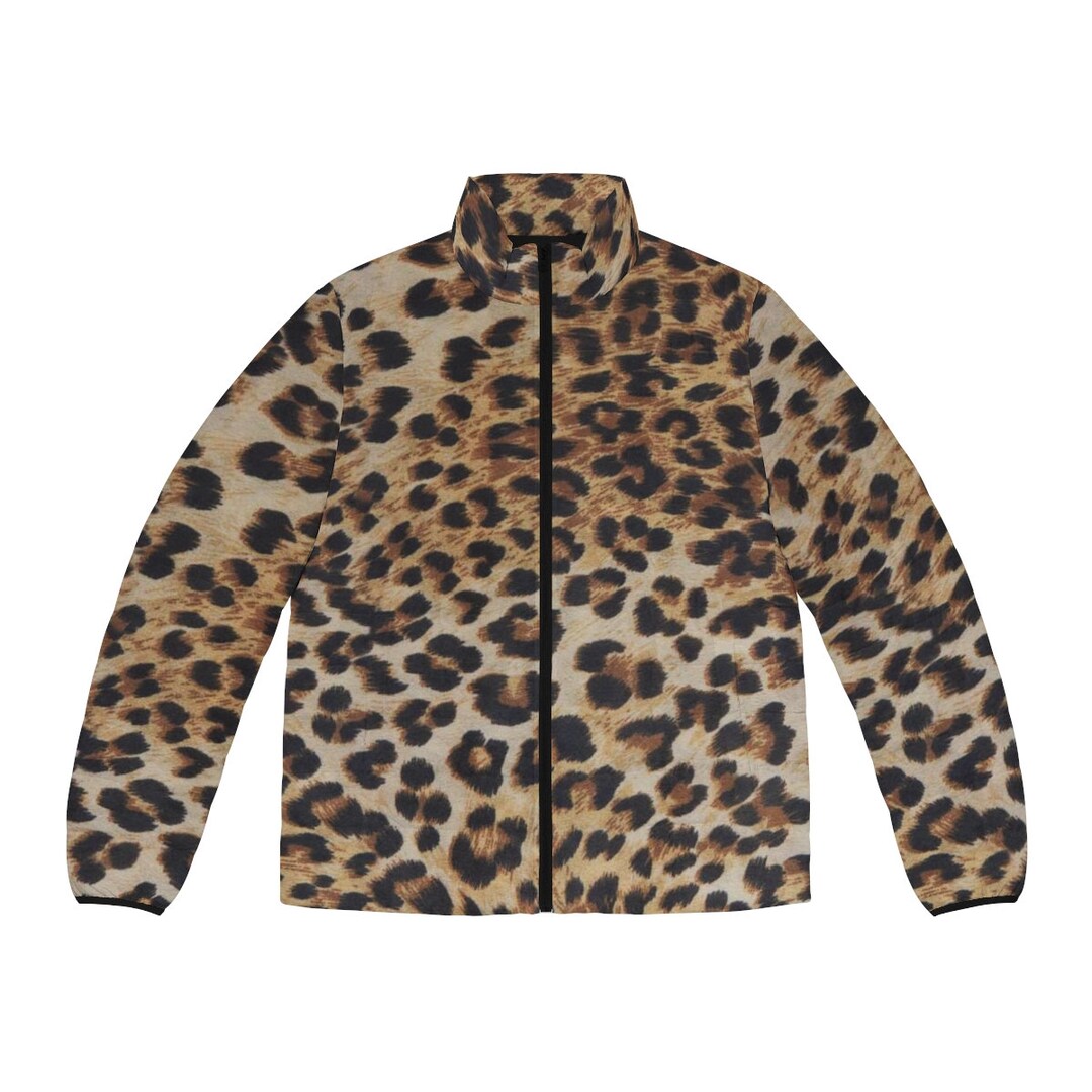 Black Brown Beige Leopard Fur Animal Print All Over Print AOP - Etsy