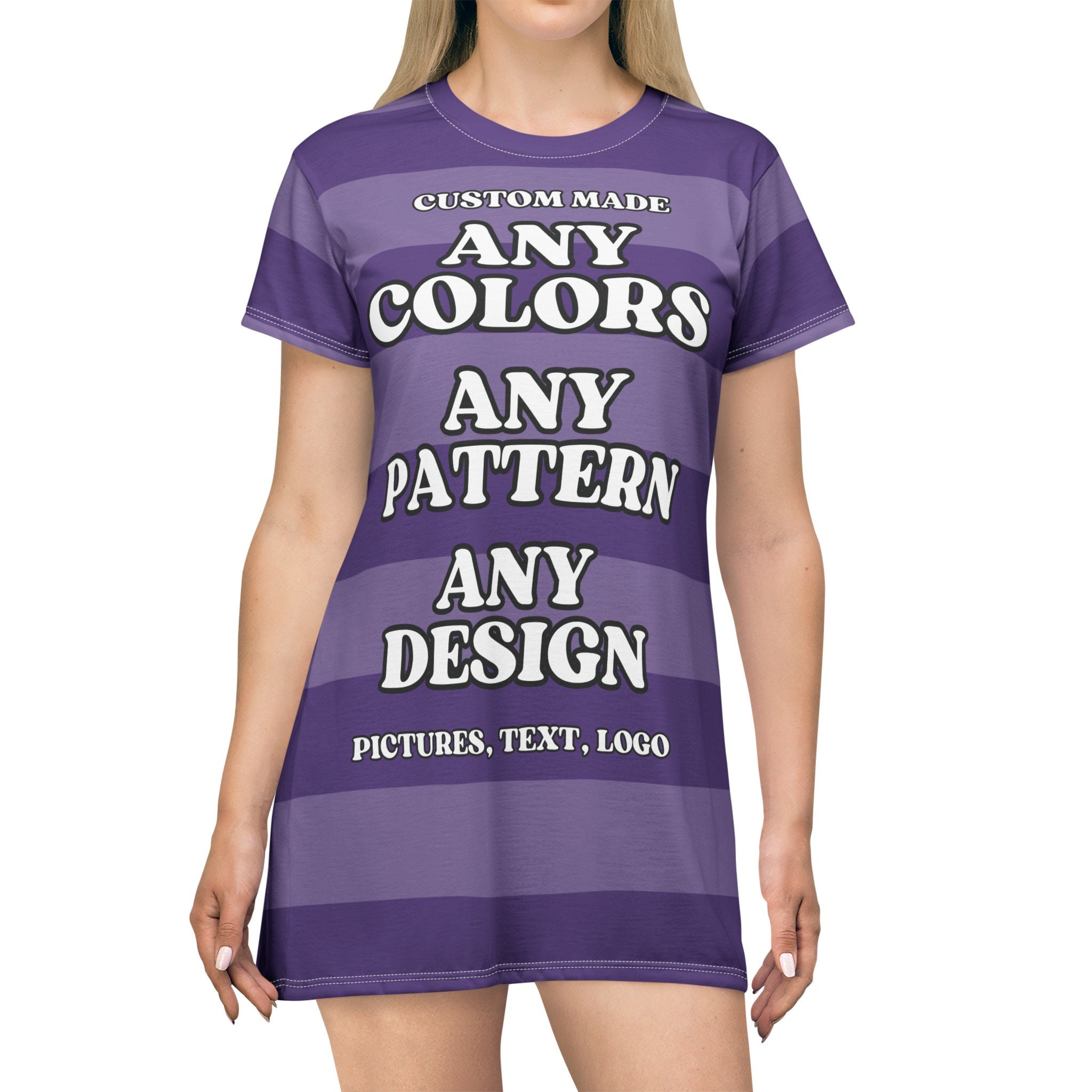 custom t shirt dress design Custom All-Over-Print T-Shirt Dress: Design Your Own Loungewear