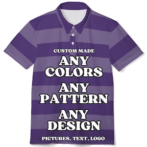 Op maat gemaakt poloshirt met all-over print: ontwerp je eigen