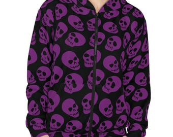 ジャケット・アウター mad punks girl gimmick skull zip jacket il_340x270.6388561578_len4.jpg