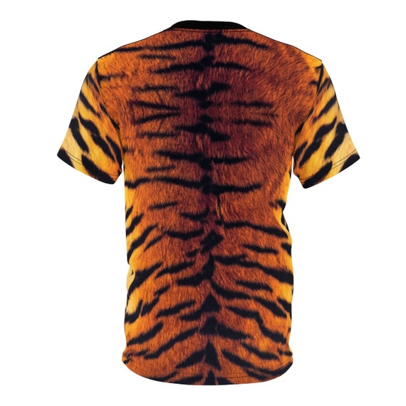 Tiger Print T-Shirt Cute Costume Idea Orange Tigers Stripes Tiger Print T-Shirt Cute Costume Idea Orange Tigers Stripes