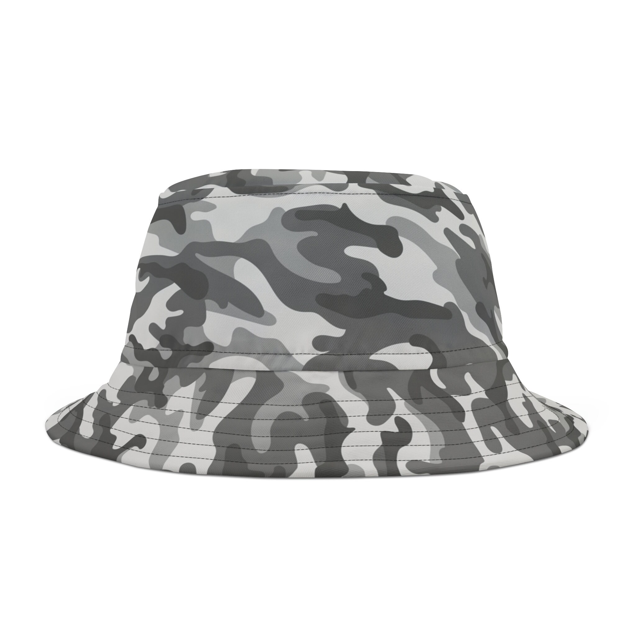 Gray Camo Bucket Hat AOP Gray Camo Hat Camouflage Gift Idea Etsy Canada