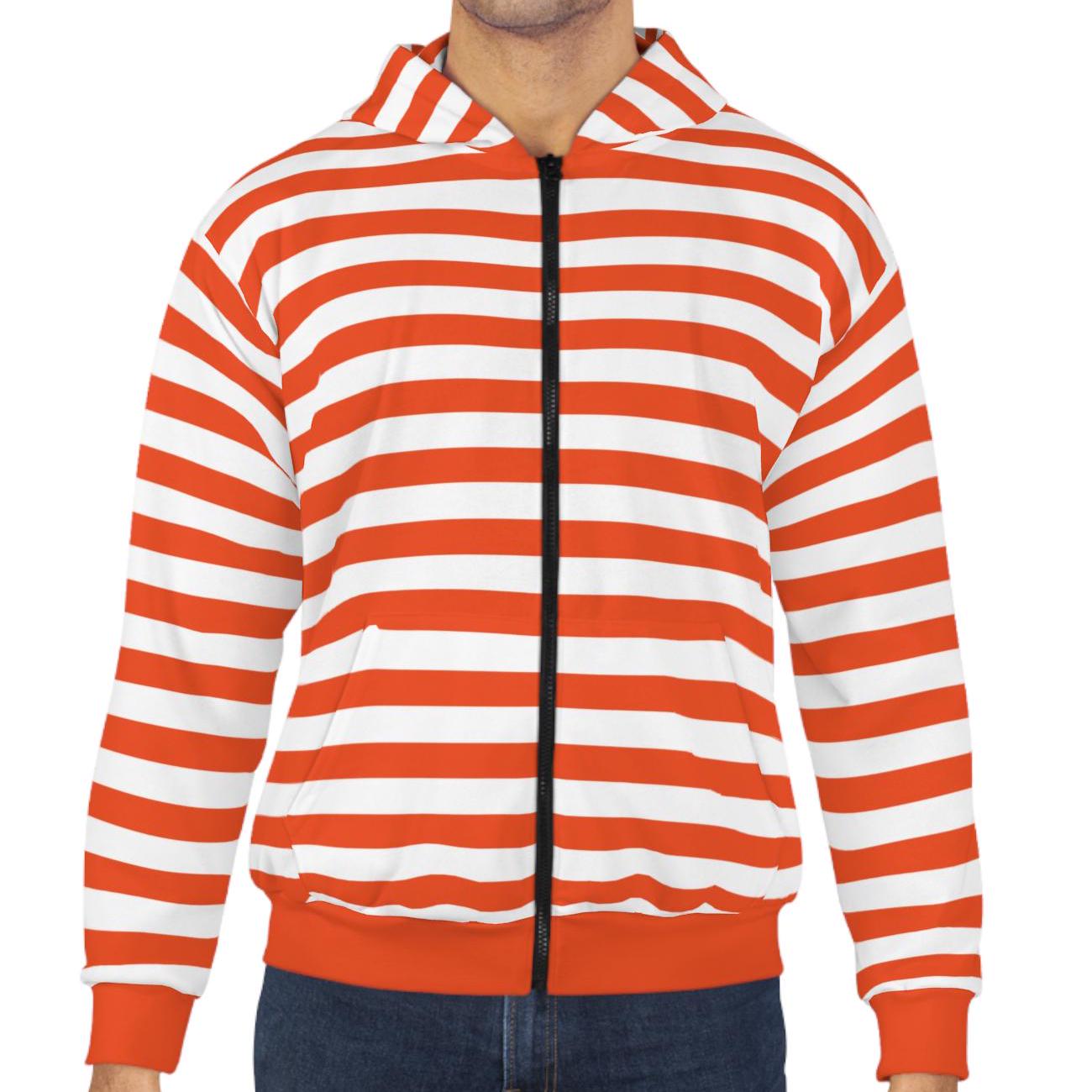 トップス SWAGGER ORANGE BORDER ZIP HOODIE Y2K トップス SWAGGER ORANGE BORDER ZIP HOODIE Y2K Zip Hoodie