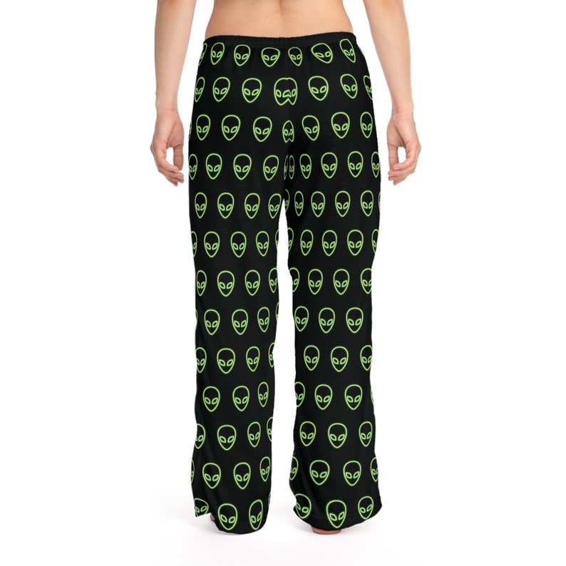 Alien PJ Pants Green & Black Alien Pajama Pants Women's - Etsy