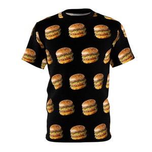 T-shirt imprimé cheeseburger : cadeau amusant pour les gourmets