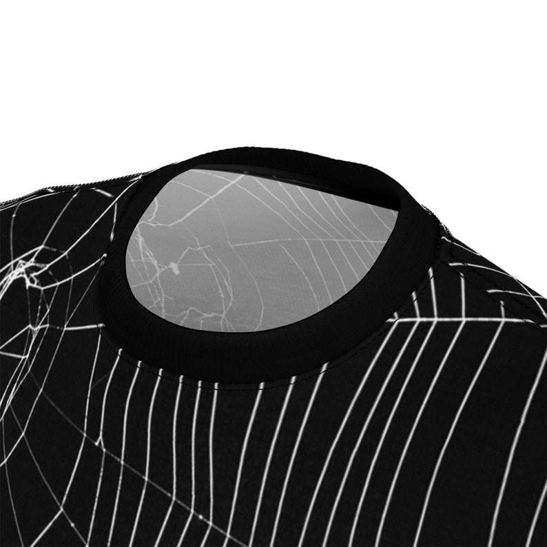 Camiseta gótica de telaraña: Camiseta de Halloween con estampado integral imagen 7