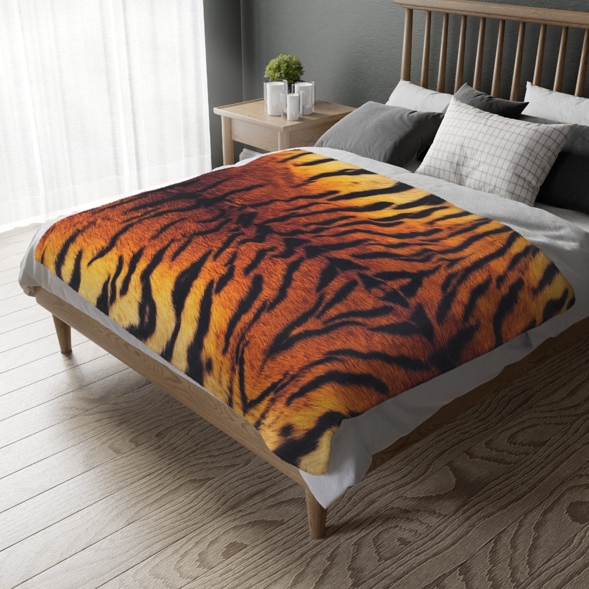 Tiger Blanket Bengal Tiger Fur Print Blanket Animal Print Blanket Tiger Striped Throw Blanket Tiger Skin Minky Blanket Tiger Baby Blanket Etsy