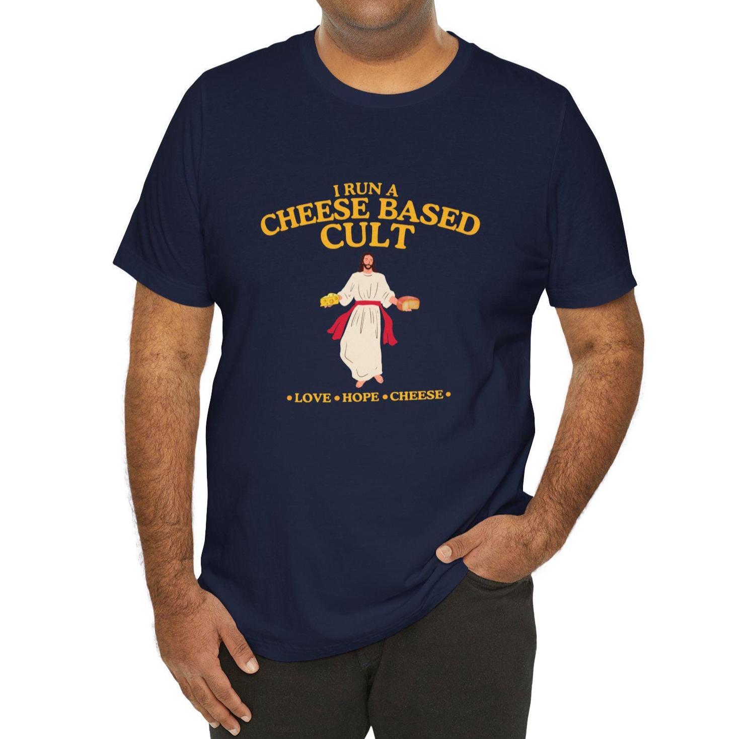 Cheese Cult T-shirt: Funny Cheese Lover Gift - Etsy
