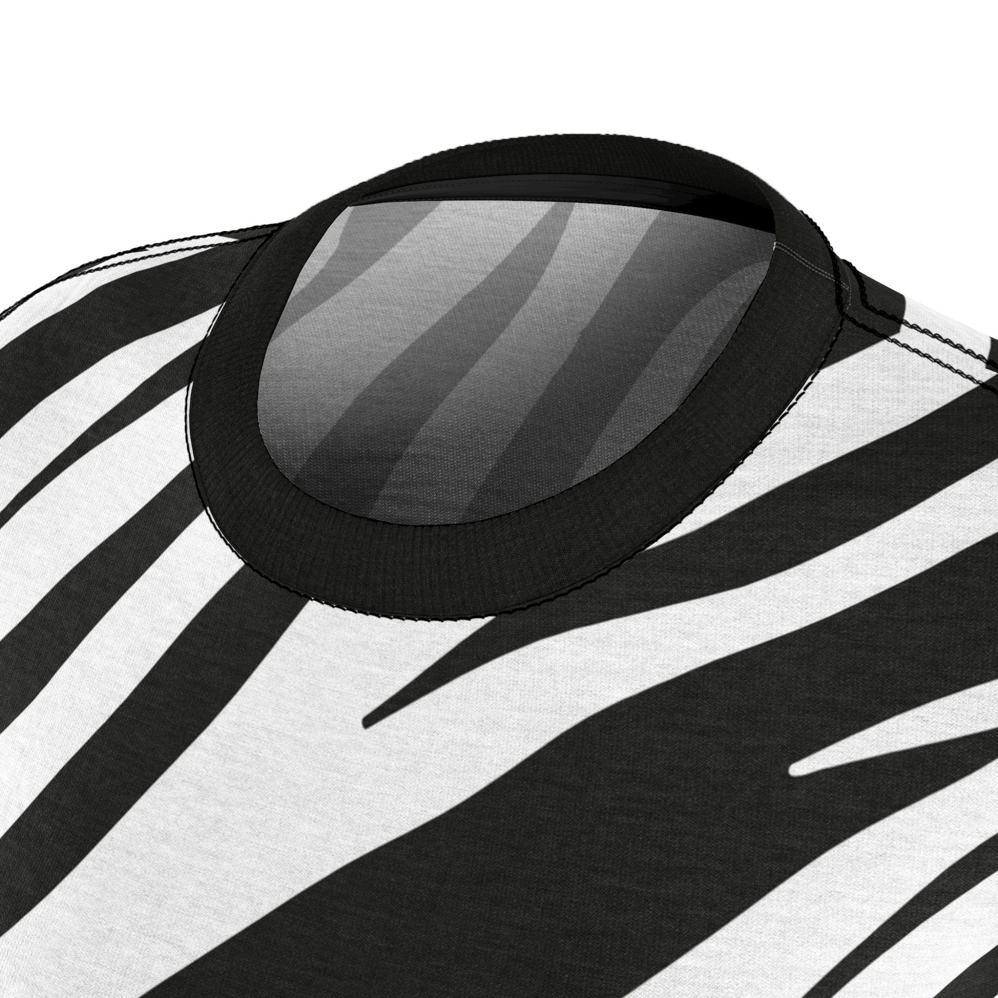 Women's White Tiger Tshirt Black & White Striped Shirt Bengal Tiger