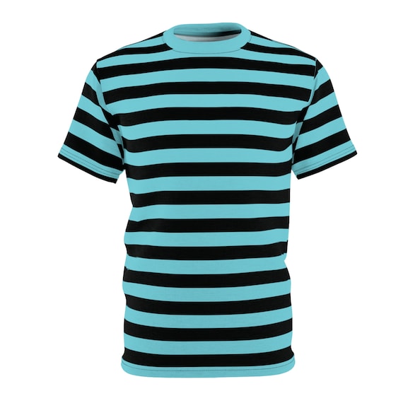◆LEE◆ striped t-shirt blue Blue Striped T-shirt Turquoise T-shirt Teal Striped Shirt