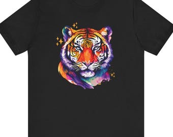 Watercolor Bengal Tiger Portrait Tee