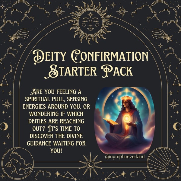 Deity Confirmation Starter Pack || Starter Pack For Deity Identification || What Deity Is Calling You || Working With Deities Beginner Guide