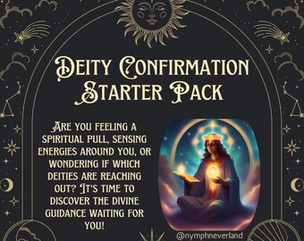 Deity Confirmation Starter Pack || Starter Pack For Deity Identification || What Deity Is Calling You || Working With Deities Beginner Guide