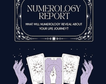 In-Depth Numerology Report: Personalized Birth Chart (PDF Format)