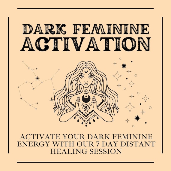 7-Day Dark Feminine Energy Healing: Distance Activation