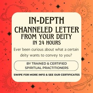 A Letter Channeled From Your Deity || Best Detailed What Does Your Deity Want To Tell You ||