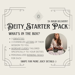 Deity Confirmation Starter Pack || Starter Pack For Deity Identification || What Deity Is Calling You || Working With Deities Beginner Guide