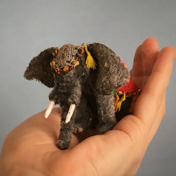 Miniature Elephant Etsy