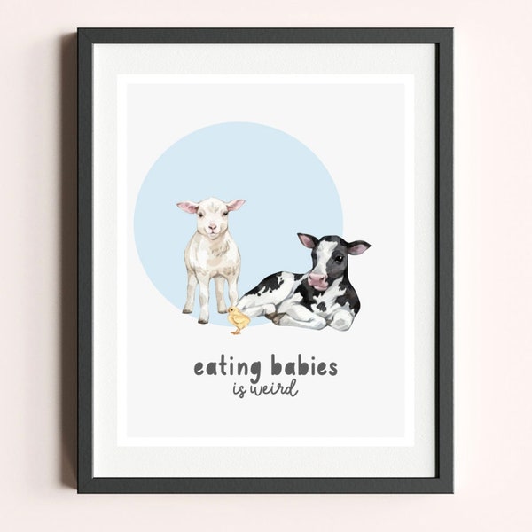 Vegan Wall Art Etsy