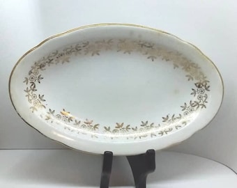 Rare Vintage Italian Porcelain Original Richard Ginori Floral Plate - Distinctive Antique Ceramic Dish - Gorgeously Decorated  Artwork