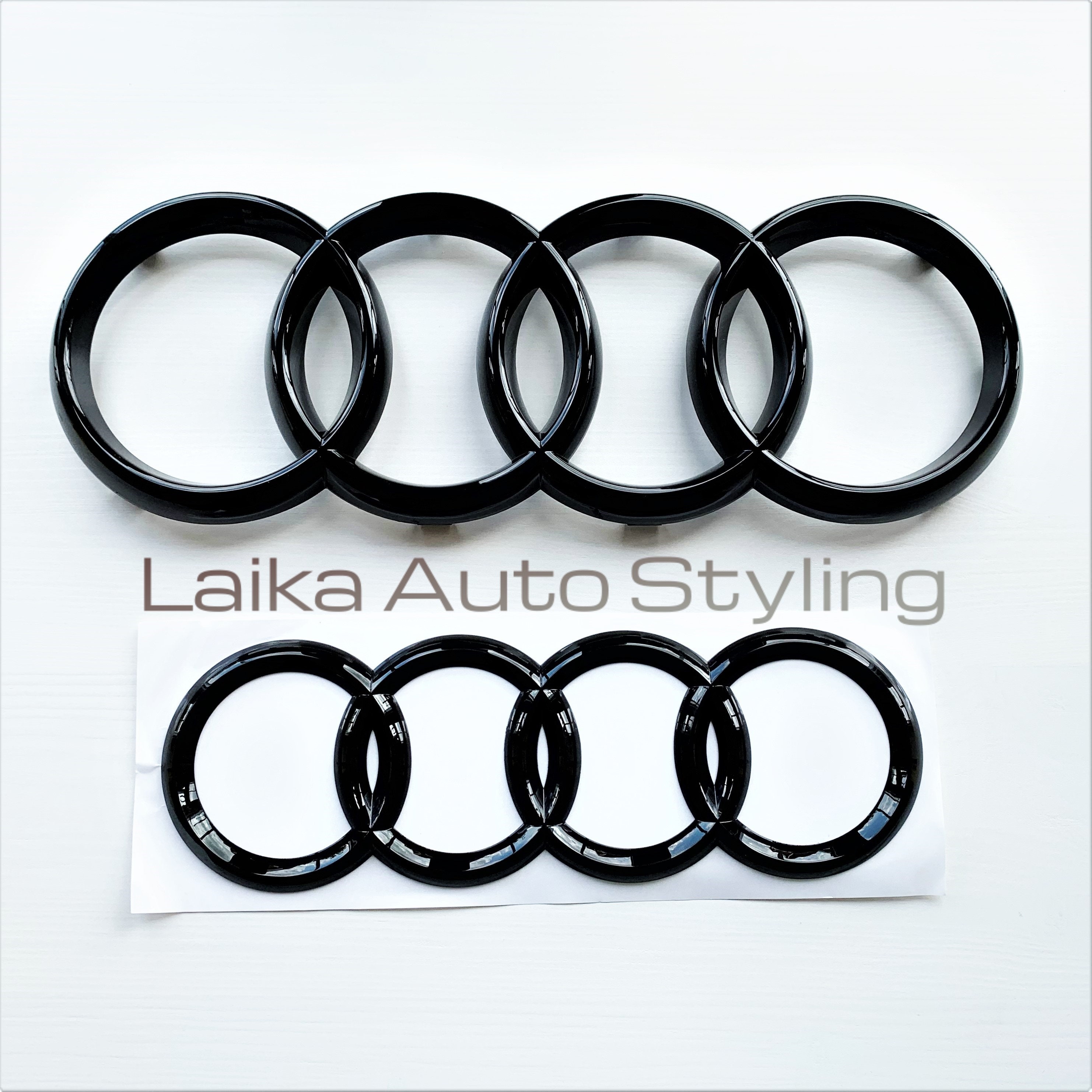 Buy Black Audi Rings Emblem Online In India -  India