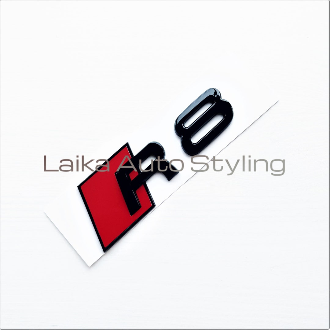 Audi R8 Lettering Audi R8 Rear Boot Trunk Lettering Badge Emblem Gloss Black OEM - Etsy