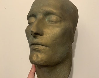 Masque funéraire Napoleon Bonaparte effet bronze!